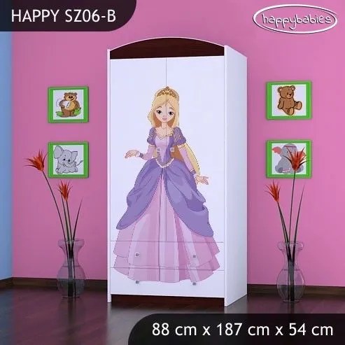 Detská skriňa PRINC A PRINCEZNA - TYP 6B