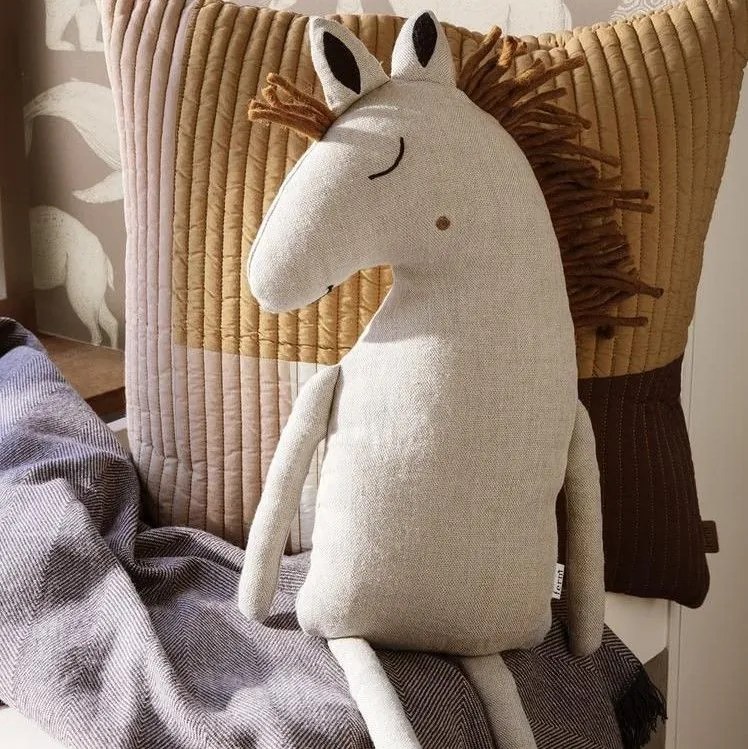 Ferm Living Detský dekoratívny vankúšik Sleepy Horse