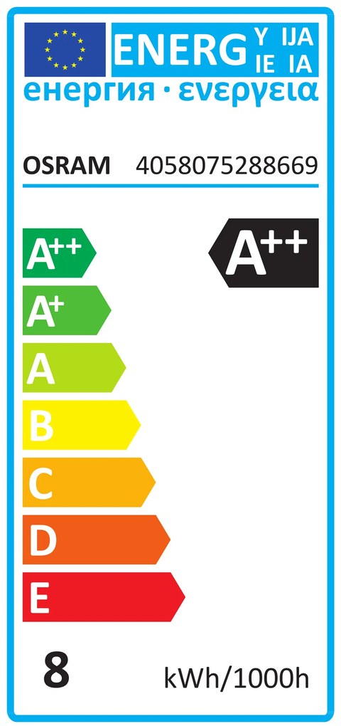 OSRAM LED žiarovka VALUE, E27, A75, 8W, 1055lm, 2700K, teplá biela