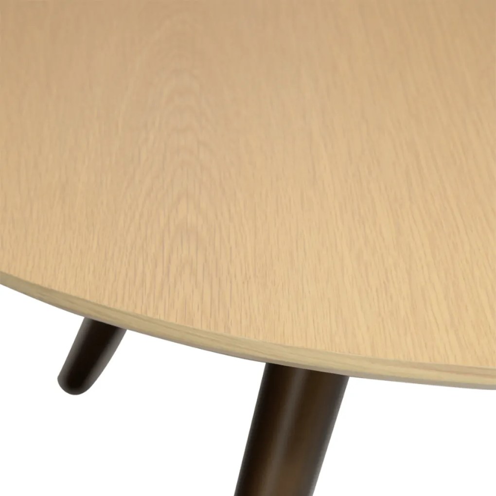 ECLIPSE JEDÁLENSKÝ OKRÚHLY STÔL - Ø 120 cm white oak