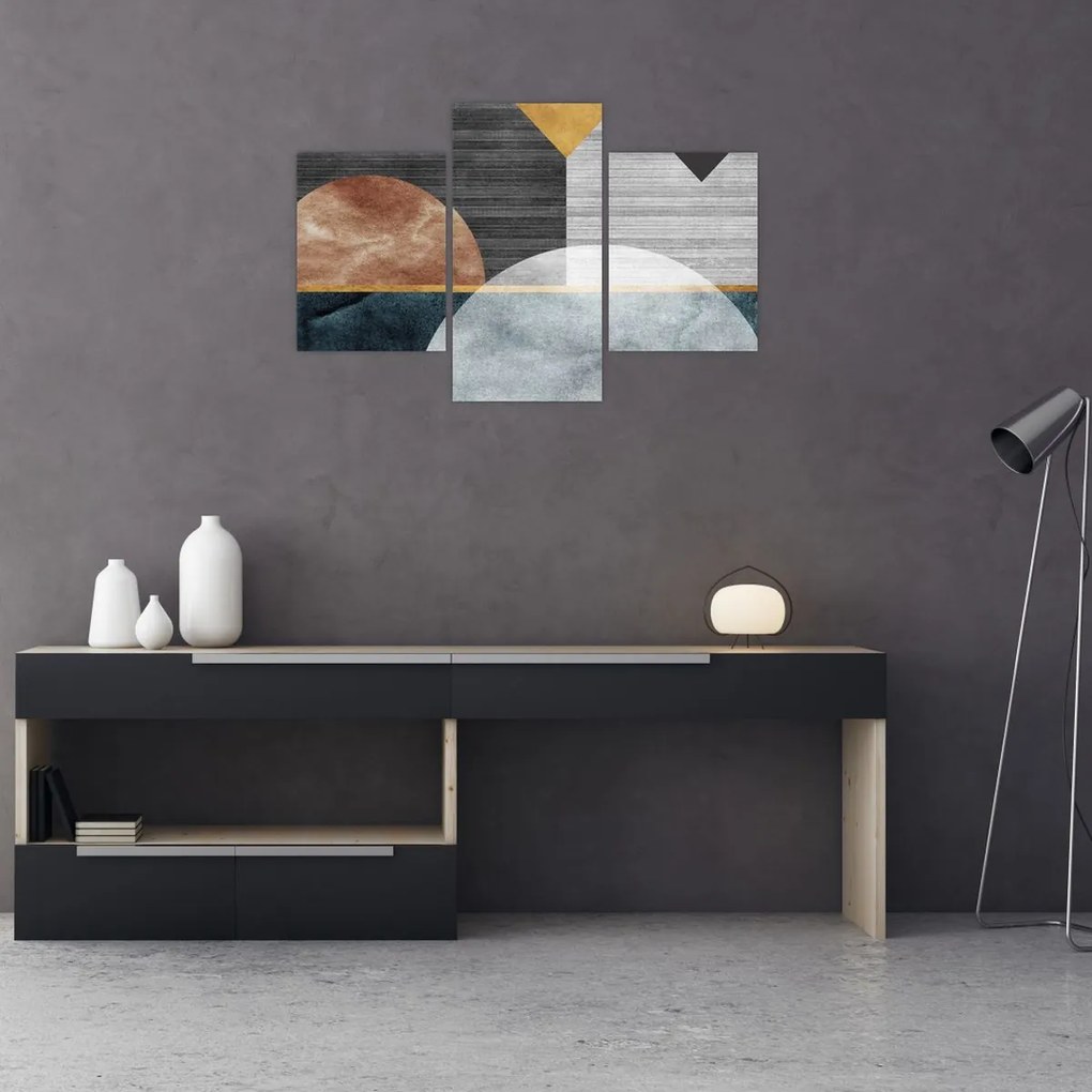 Obraz - Tvary a textúry (90x60 cm)