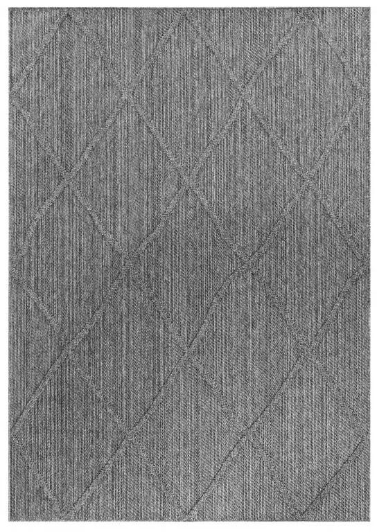 Ayyildiz koberce Kusový koberec Patara 4952 Grey – na von aj na doma - 80x250 cm