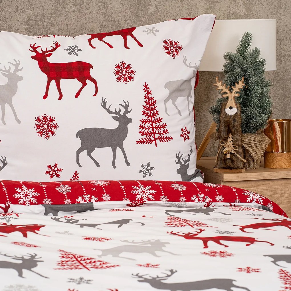 4Home Bavlnené obliečky Snow, 140 x 220 cm, 70 x 90 cm