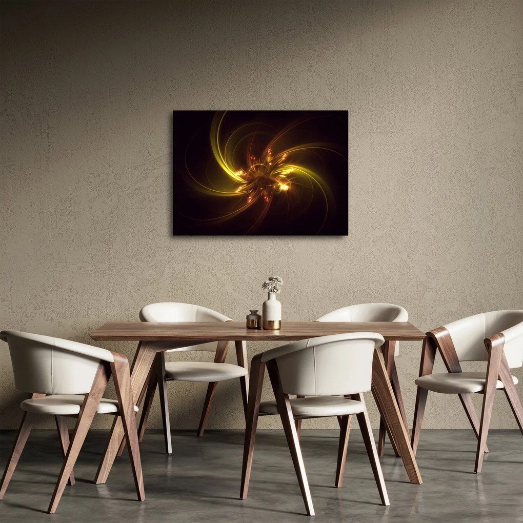 Obraz - abstrakcia vrtuľky (70x50 cm)