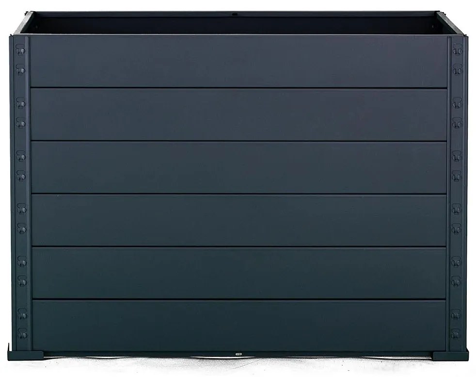 Trestles Zvýšený kovový záhon Midi - čierny