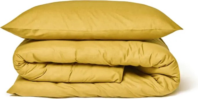 Bavlnené obliečky CALMORA horčicové Rozmer obliečky: 70 x 90 cm | 140 x 220 cm