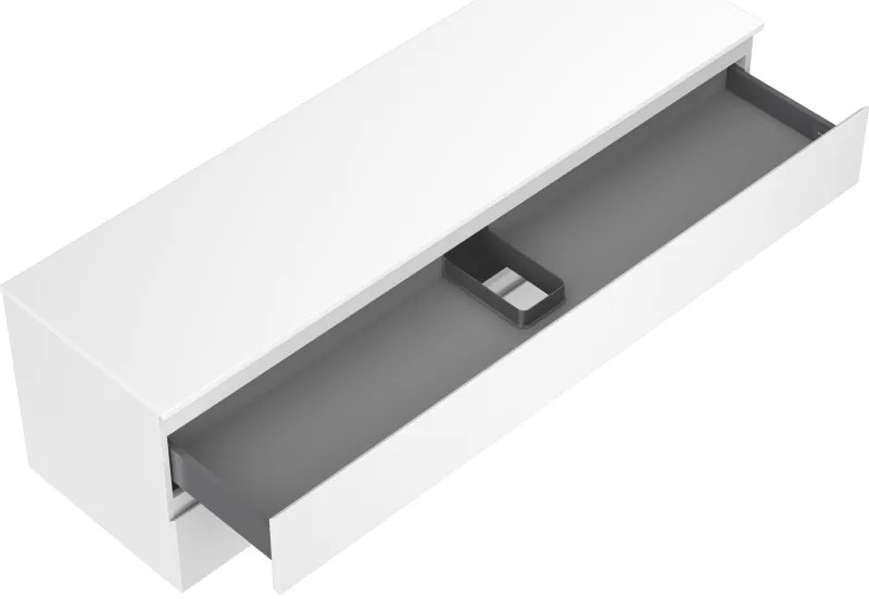 Mexen Orio, kúpeľňová skrinka 160 cm s hornou časťou, 2 zásuvky, biela matná, 91A10-16047-2-BFFC01