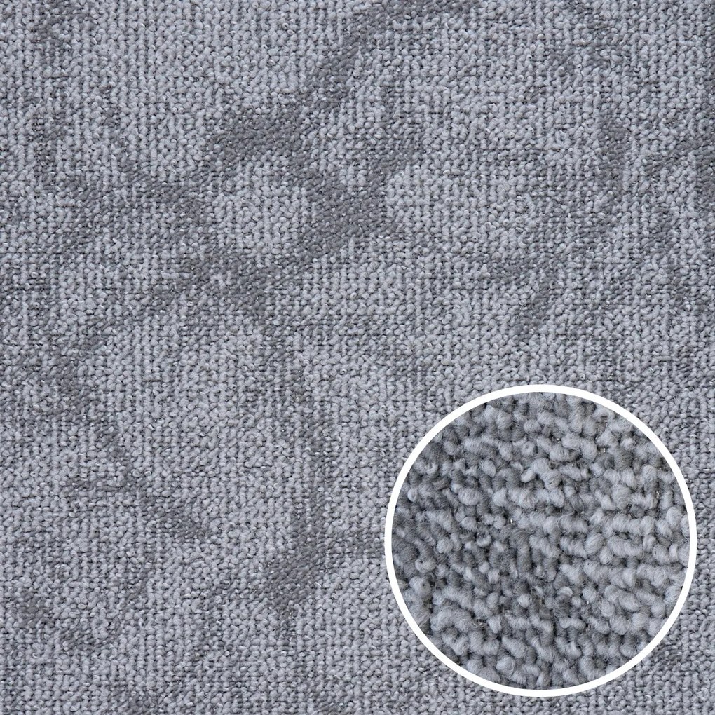 Spoltex, Metrážny koberec Marbeline 171 sv. šedá, na mieru, šíře 4m, šedá, filc, detská izba