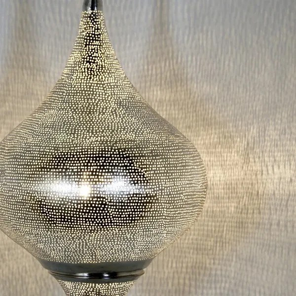 Luxusná strieborná lampa Naila D40