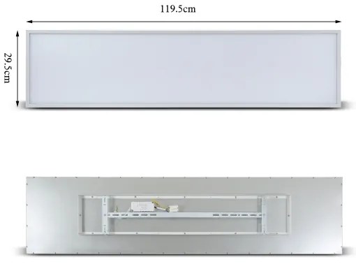 Brilagi - LED stmievateľné svietidlo SLIMFRAME LED/58W/230V 120x30 cm biele + DO
