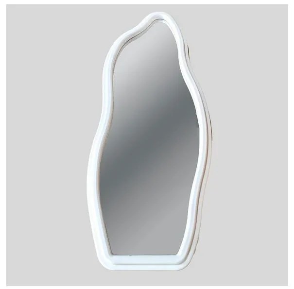 Nástenné zrkadlo 120x50 cm biela