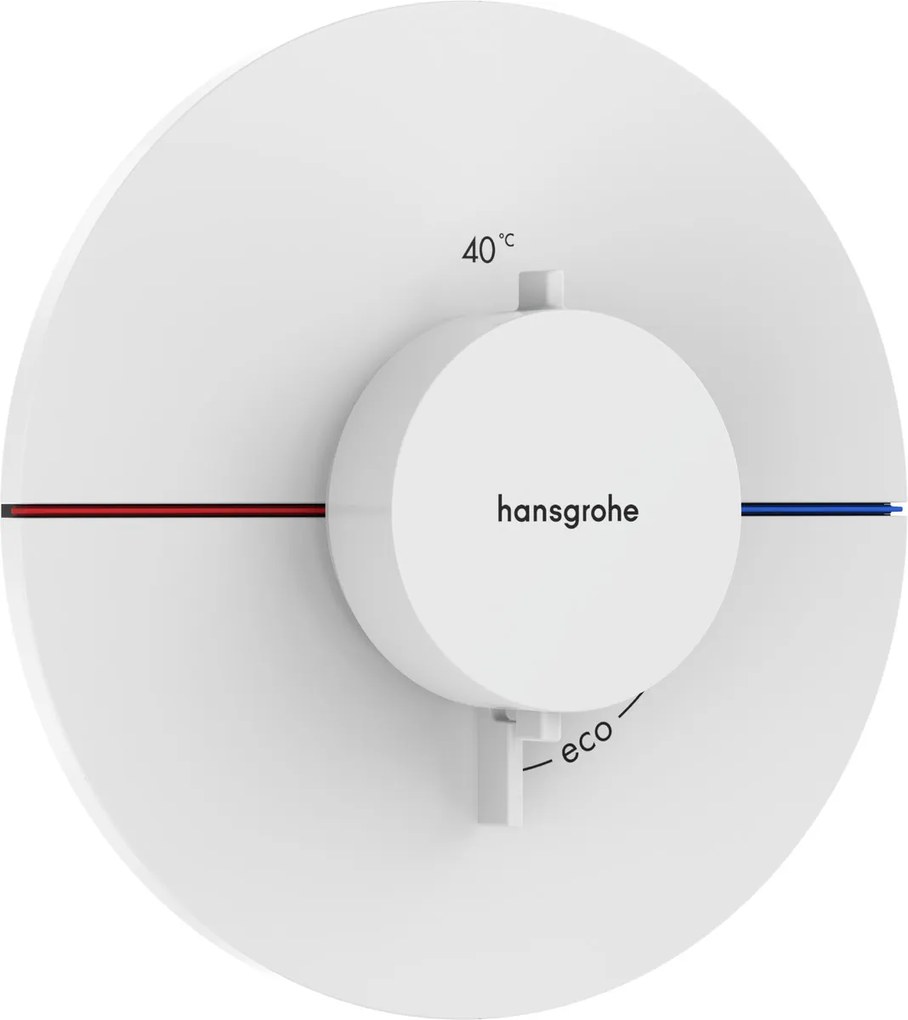Hansgrohe ShowerSelect Comfort S, termostat pod omietku, biela matná, HAN-15559700