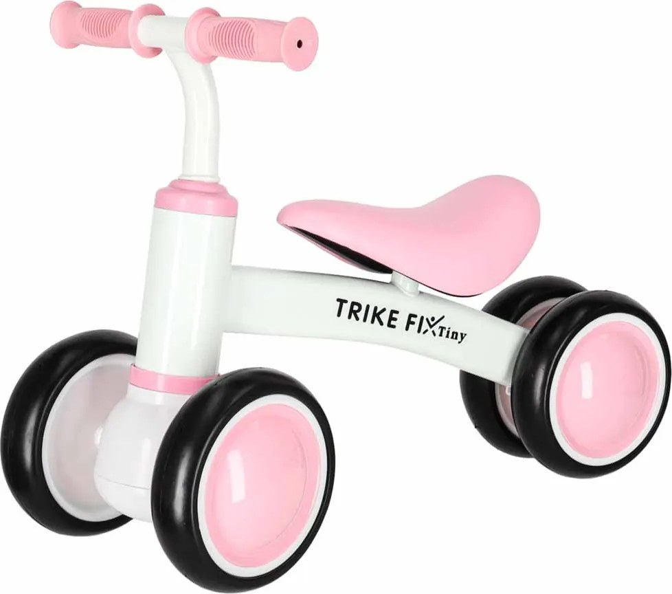 KIK Trike Fix Tiny V2 detské bežecké odrážadlo, ružovo-biele