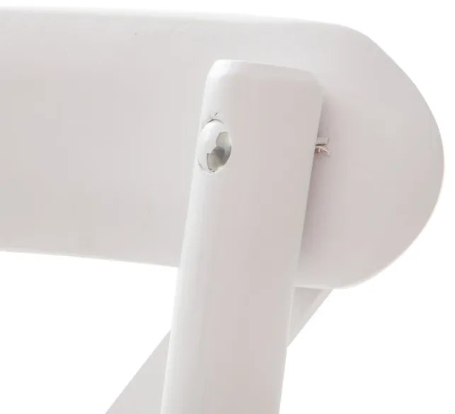 Jedálenská stolička DREV biela 875736