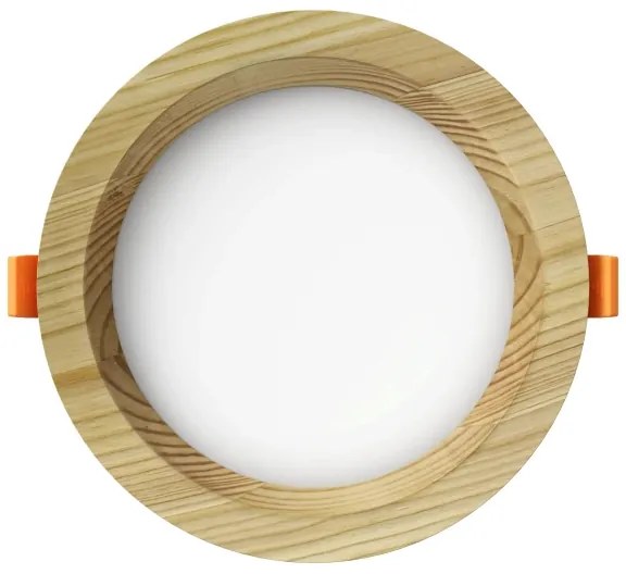 APLED - LED Podhľadové RONDO WOODLINE LED/6W/230V 3000K pr. 15 cm borovica masív