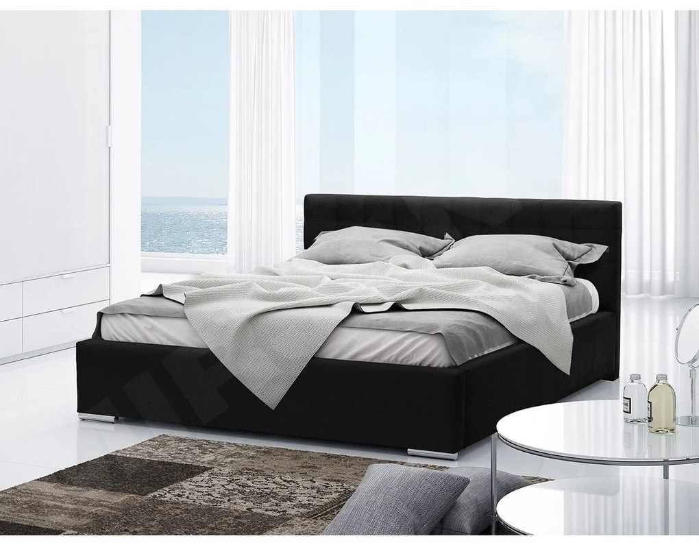 Posteľ Handley, Rozmer postele: 140x200, Dostupné poťahy: ekokoža Soft 017