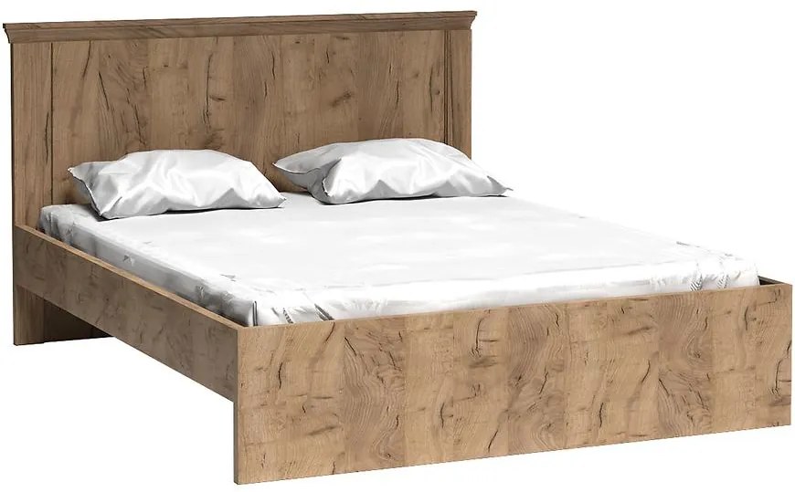 Posteľ 160 Antica A-5 kraft zlatá