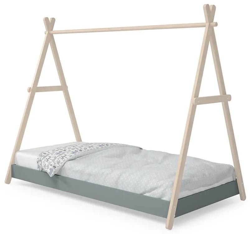 Detská posteľ furta 90 x 200 cm zelená MUZZA