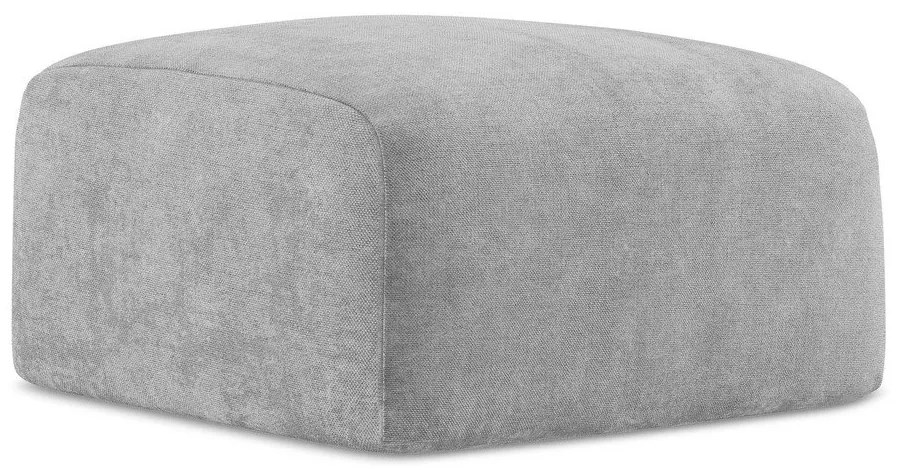 Svetlosivá ženilková podnožka Leila – Makamii