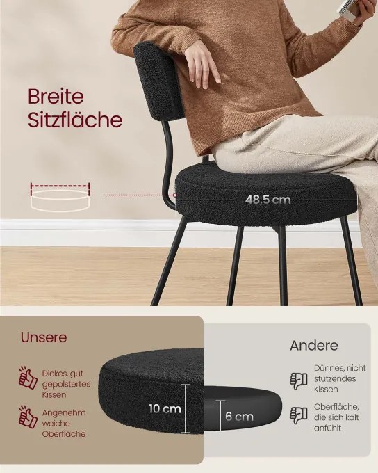 Set dvoch jedálenských stoličiek KDC110B01 (2 ks)