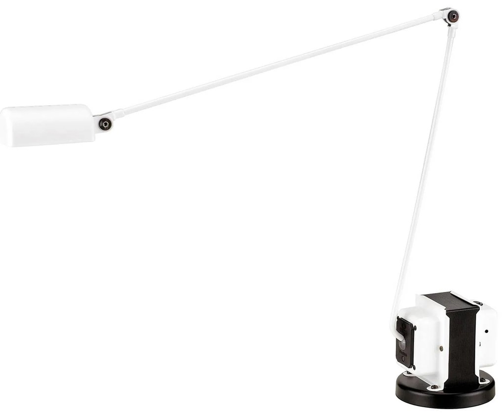 Lumina Daphine stolná LED lampa 3 000 K, biela