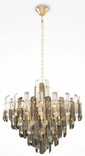 Maytoni DIA200PL-08G - Luster na reťazi FLARE 8xE14/40W/230V