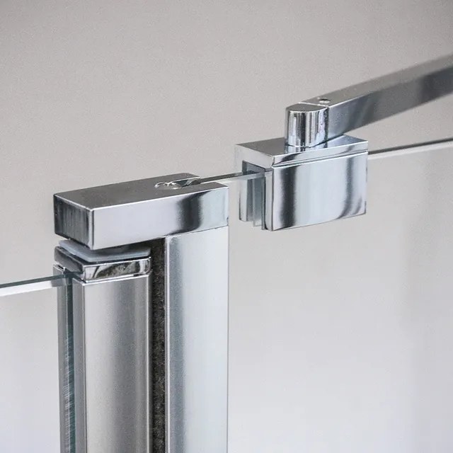 Roltechnik Outlet Štvrťkruhový sprchový kút OBCR2 - bez vaničky ROTH-Variant: rozmery: 90x90 cm - (OBCR2/90x90 - 4000736), ROTH-Profily: profily: bri…