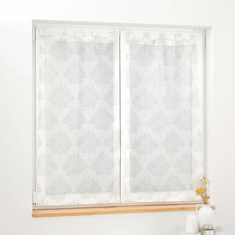 Biele voálové záclony v súprave 2 ks 60x90 cm Levita – douceur d'intérieur