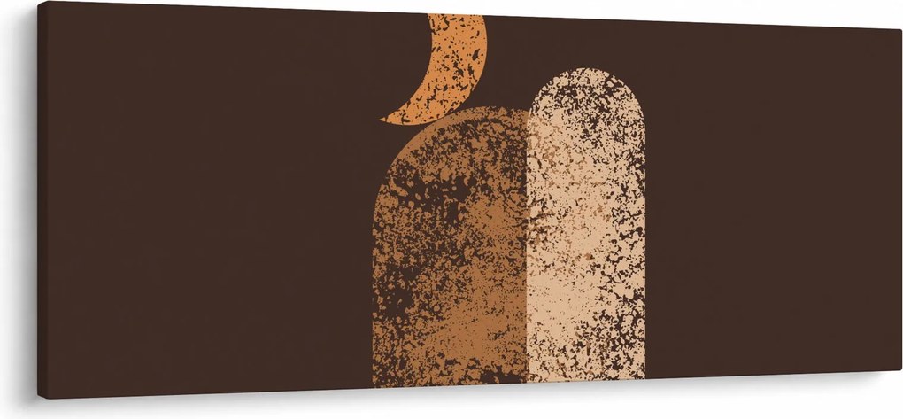 Obraz - Oranžové oblúky N⁰2 (120x50 cm)