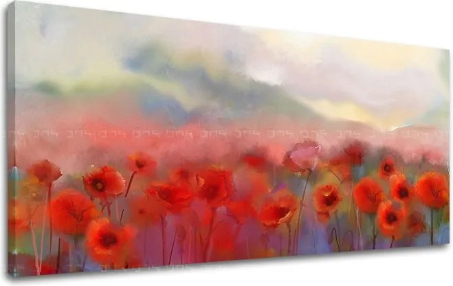 Obraz na stenu PANORÁMA KVETY KV073E13 - 30x60 cm