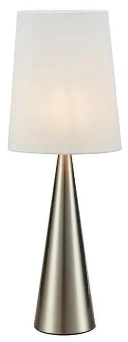 Markslöjd 108624 - Stolná lampa CONUS 1xE14/40W/230V biela/matný chróm