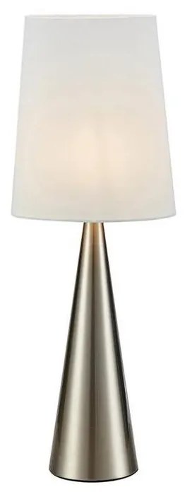 Markslöjd Markslöjd 108624 - Stolná lampa CONUS 1xE14/40W/230V biela/matný chróm ML1273