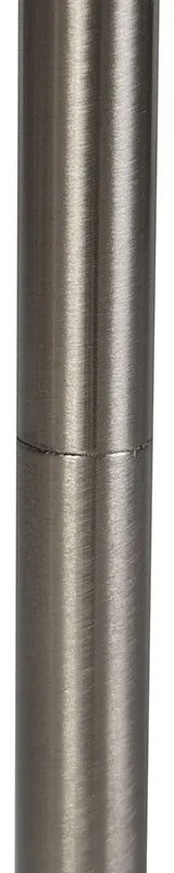 Moderná stojaca lampa oceľ vrátane LED - Berdien