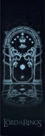 Plagát, Obraz - The Lord of the Rings - Doors of Durin, (53 x 158 cm)