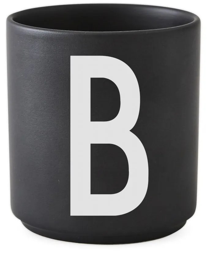 DESIGN LETTERS Porcelánový hrnček/dózička Letters Black 300 ml G