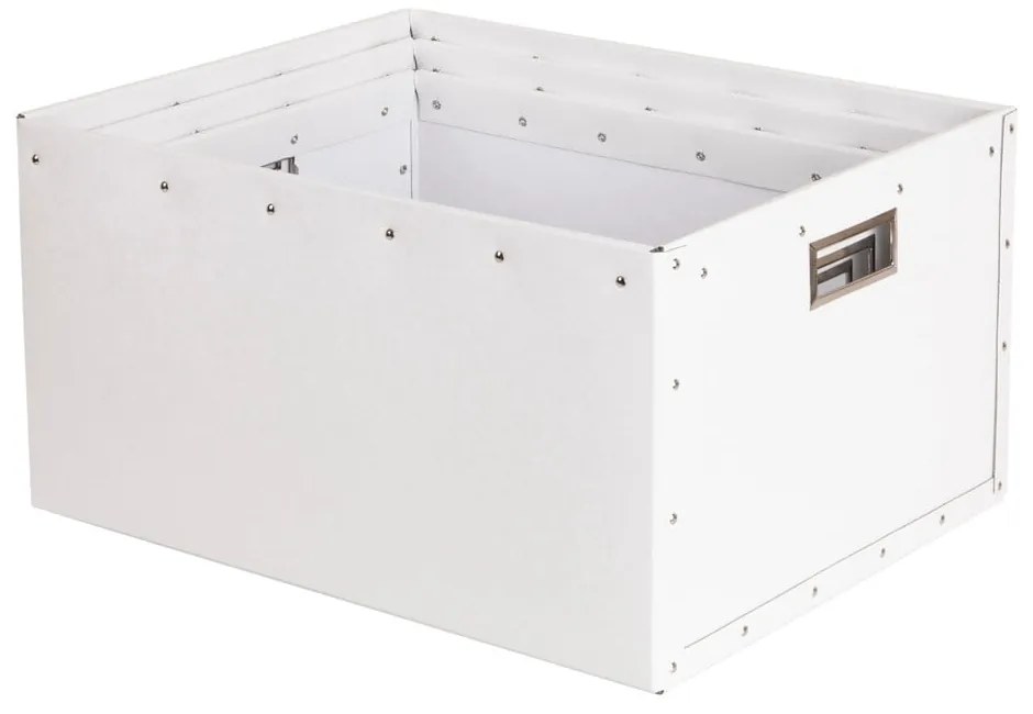 Biele kartónové úložné boxy v súprave 3 ks Ture – Bigso Box of Sweden