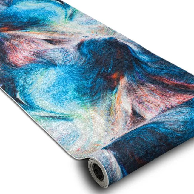 Protišmykový behúň LOTUS COLOR 36500 modrý / červený