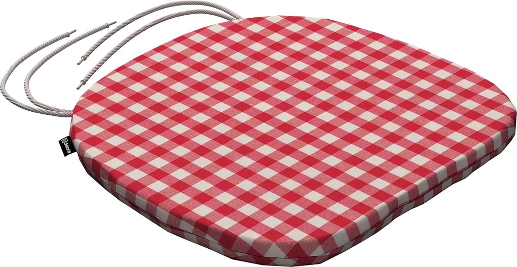 Sedák Boris farba produktu červená látka vzorované