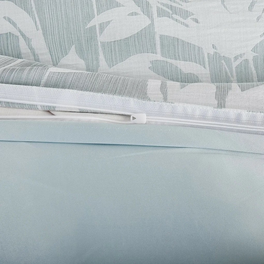 Žakárové obliečky Alabama zelená, 140 x 200 cm, 70 x 90 cm