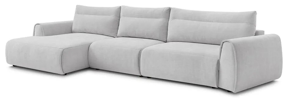 Svetlosivá rohová pohovka Aden – Bobochic Paris