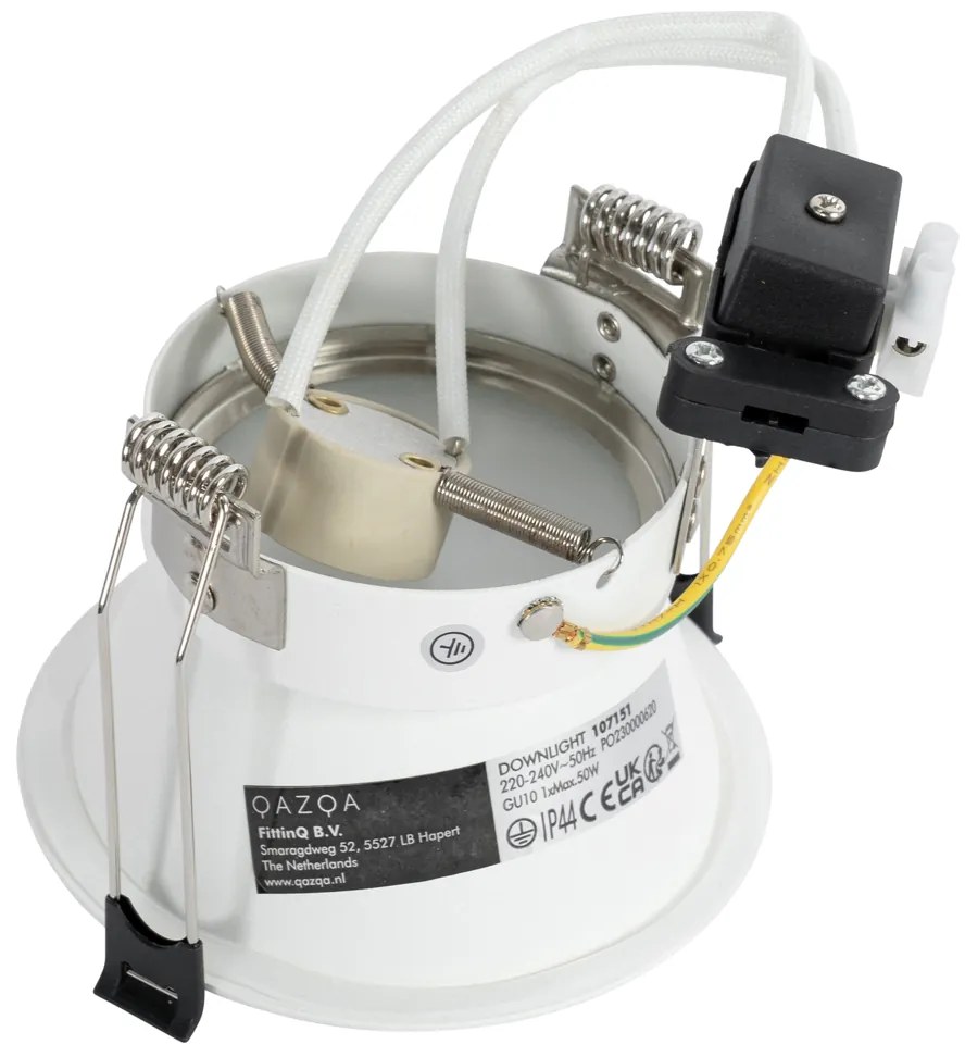 Inteligentné zapustené bodové svietidlo biele IP44 vr. Wifi GU10 70mm - Dept