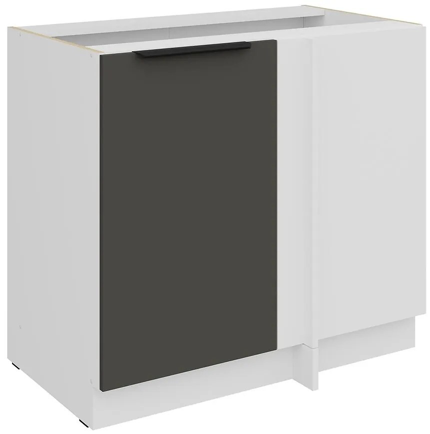 Kuchynská skrinka Aria-Gr/Wh Anti Fingerprint 105 Nd 1f Bb