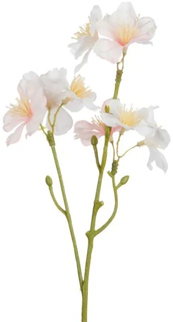 Dekoračné umelá vetvička s ružovými kvetmi Kersenboom - 25 cm