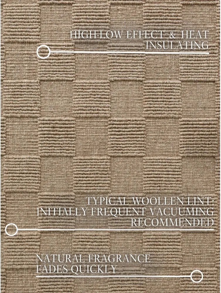 Hnedý ručne tkaný vlnený koberec 160x230 cm Scala – Villeroy&amp;Boch