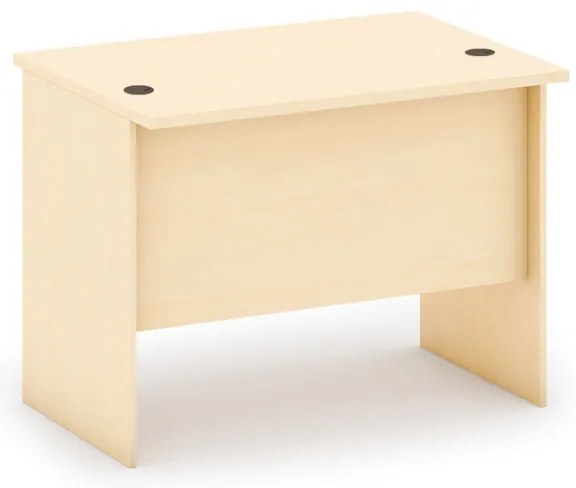 Kancelársky písací stôl MIRELLI, 100x80 cm, breza