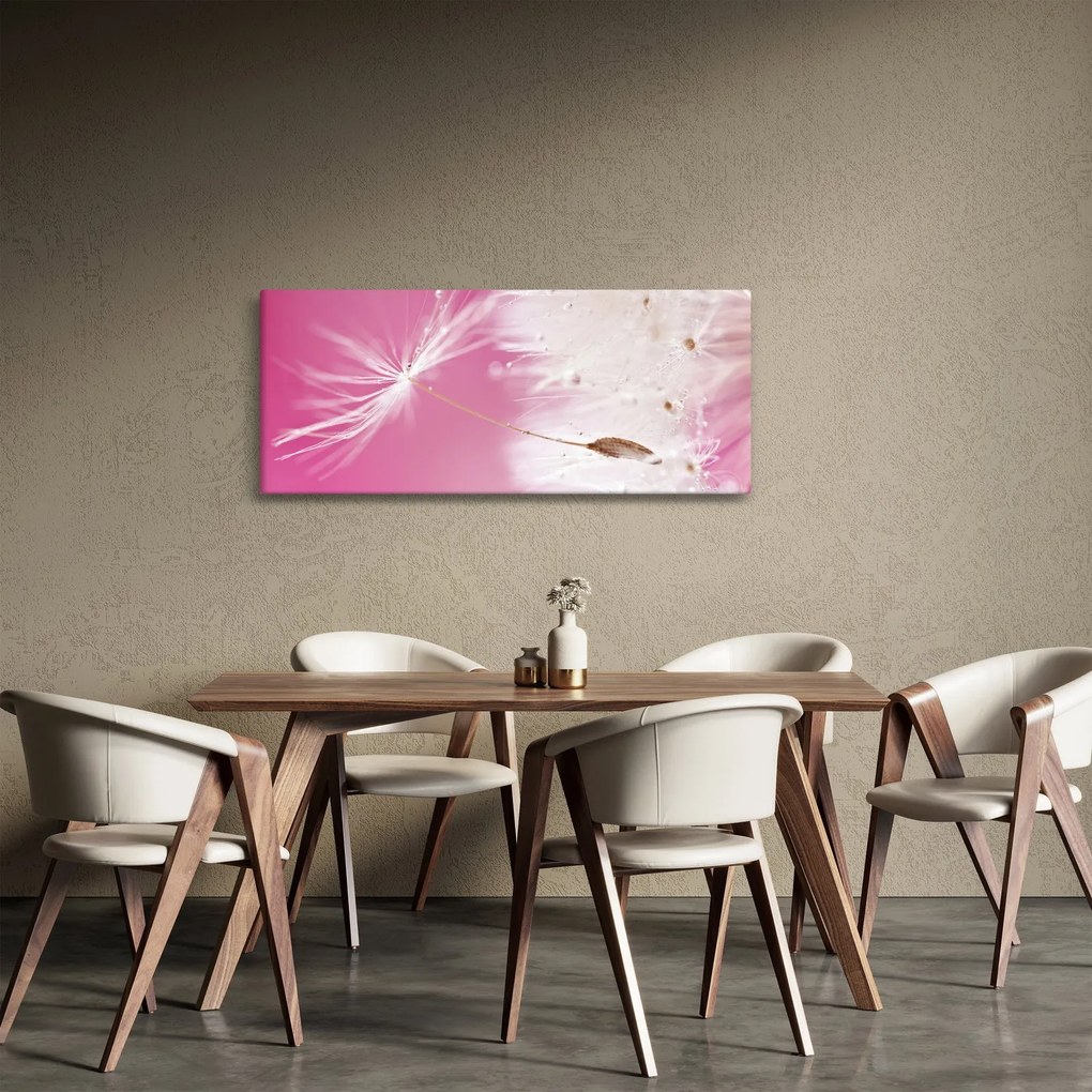 Obraz - Makro kvetu (120x50 cm)