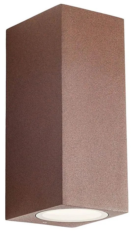 Redo 90531 - LED Vonkajšie nástenné svietidlo BRIO LED/10W/230V 3000K IP54 hnedá