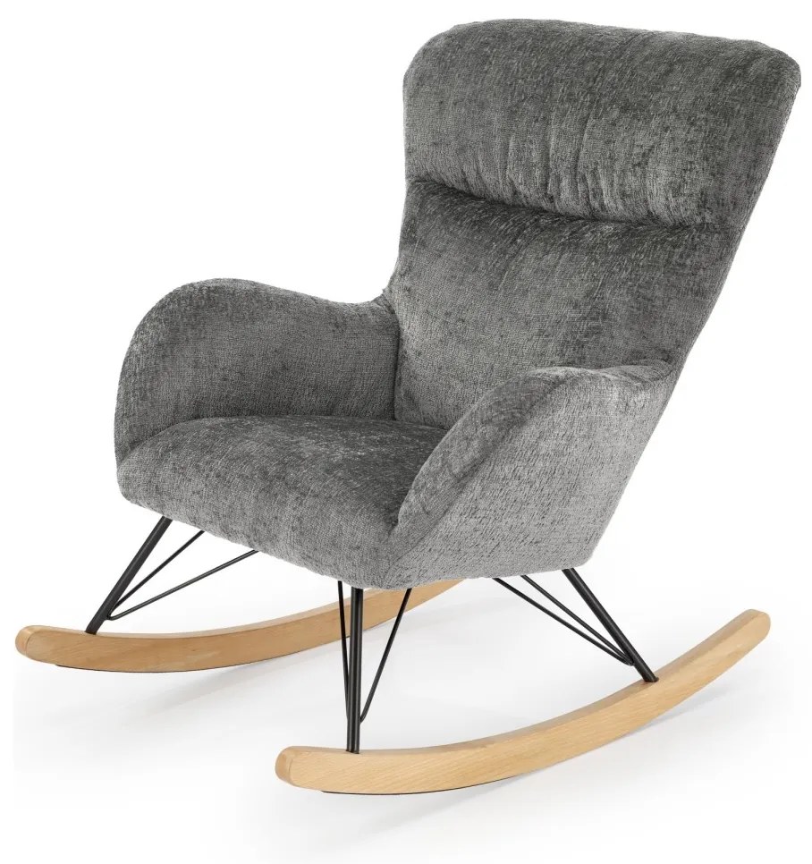 Houpací křeslo CASTRO šedé
