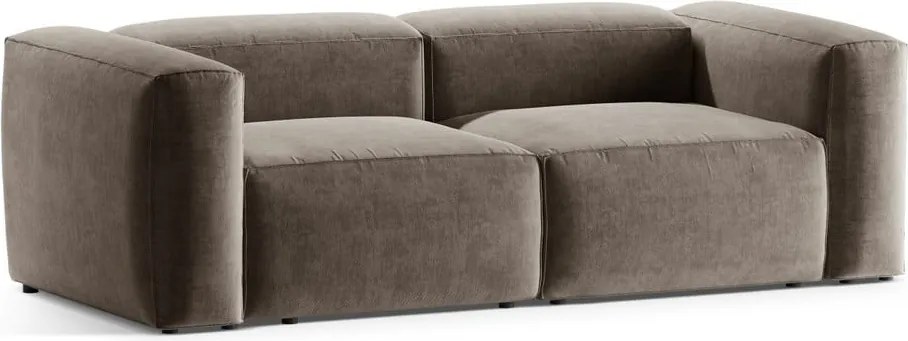 Hnedá pohovka 224 cm Bergamo – Cosmopolitan Design