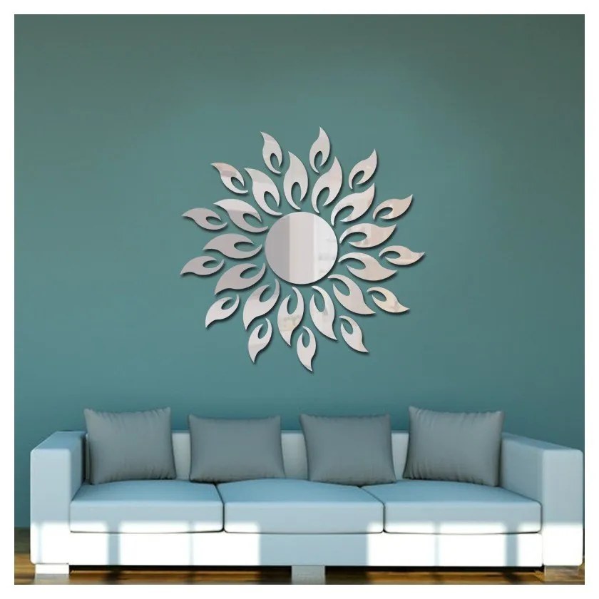 Nástenné nalepovacie zrkadlo Ambiance Sun